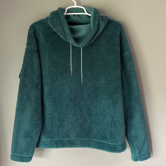 Champion Tops - Champion Women’s Fleece Lined Teddy Bear Cowl Neck Sweatshirt